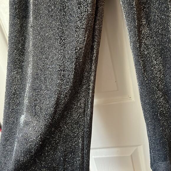 Maria Gabrielle Vintage Black Silver Sparkle Pants size medium - Picture 3 of 5